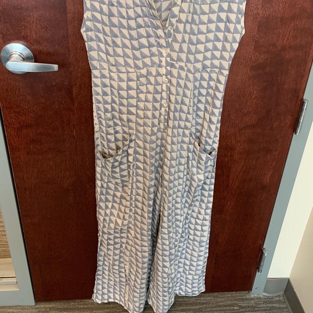 Wide-Leg Cropped Jumpsuit